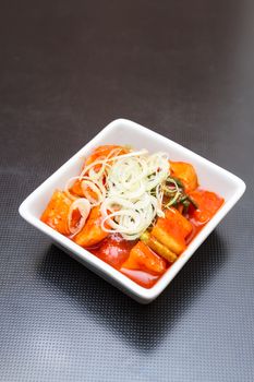 Kimchi salad of korean food traditional