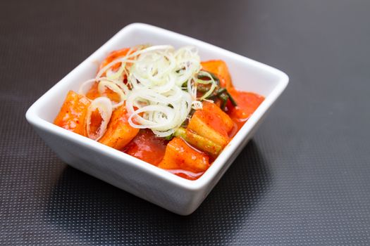 Kimchi salad of korean food traditional