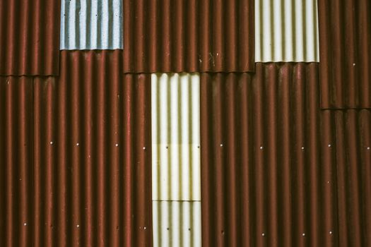 Rusty galvanized iron background