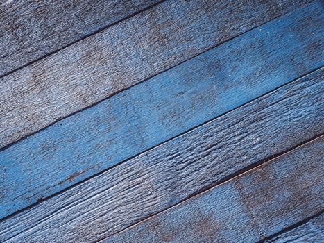 Old blue wood texture background.