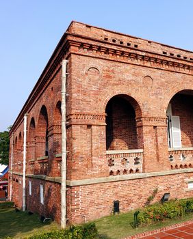 Partial view of the  former British Consulate in Kaohsiung, Taiwan, which was built in 1865 and has recently been restored.