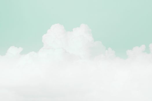 sky soft cloud, sky pastel green color soft background
