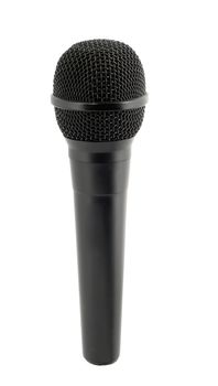 wireless dynamic microphone wi-fi isolated on white background