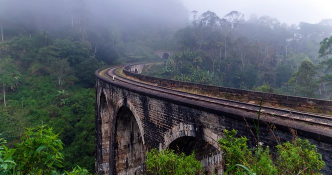 Nine Arch Bridge in Demodara Ella city Sri Lanka