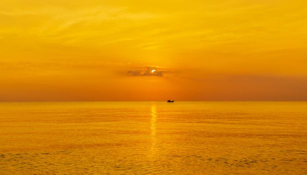 sunset sky above the sea morning sky