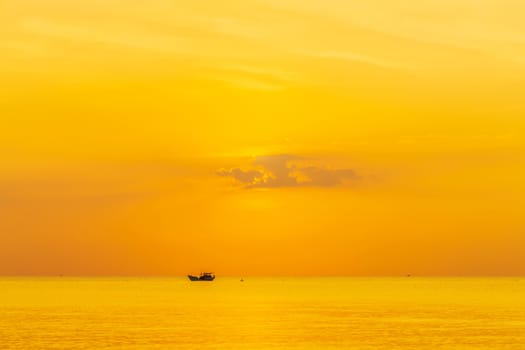 Sky background Sunset on the sea