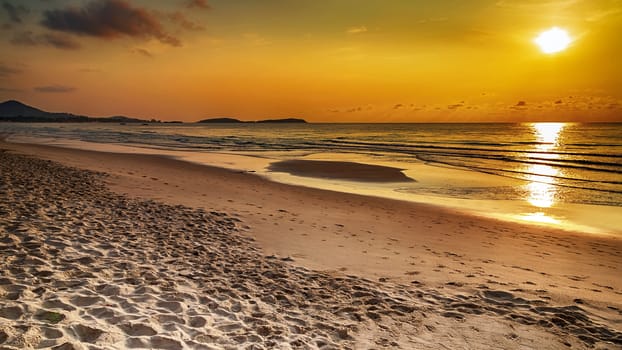 Seaside landscape tropical beach relax