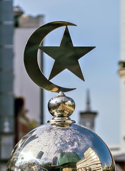 Islam Muslims Symbols Star and crescent heraldic Ottoman Empire architectural details
