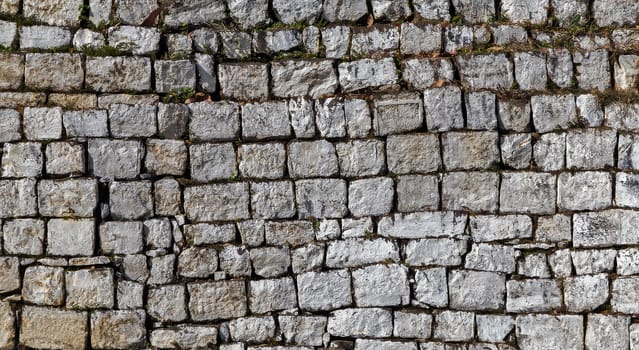 Stone fence texture gray color decorative background