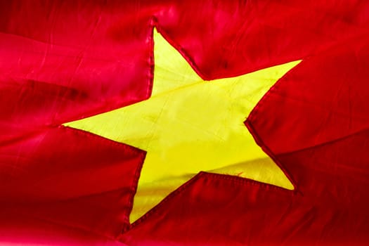 Flag Vietnam star texture background