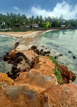 Mirissa beach, from Parrot Rock Sri Lanka