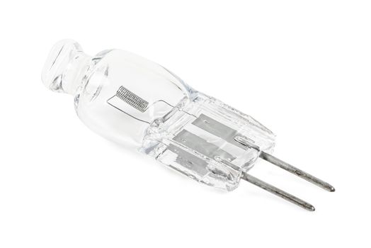 G4 halogen bulb isolated on white background with clipping path