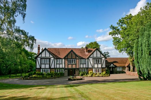 A large estate home, tudor style, in the UK