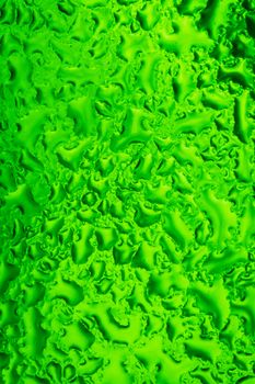 abstract water with  bubbles green background