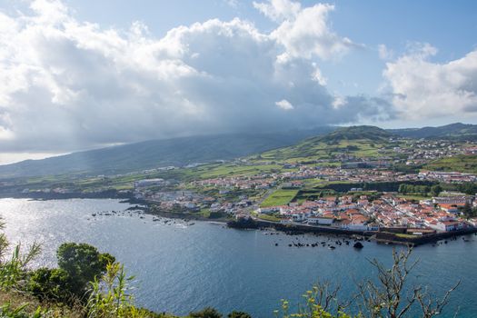 Walk on the Azores archipelago. Discovery of the island of Faial, Azores. Portugal , Horta