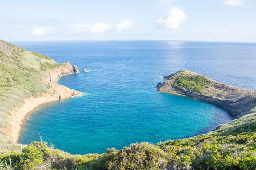 Walk on the Azores archipelago. Discovery of the island of Faial, Azores. Portugal , Horta