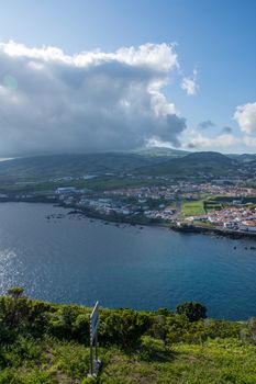 Walk on the Azores archipelago. Discovery of the island of Faial, Azores. Portugal , Horta