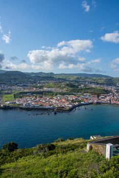 Walk on the Azores archipelago. Discovery of the island of Faial, Azores. Portugal , Horta