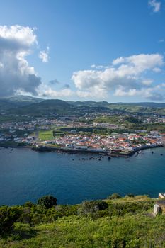 Walk on the Azores archipelago. Discovery of the island of Faial, Azores. Portugal , Horta
