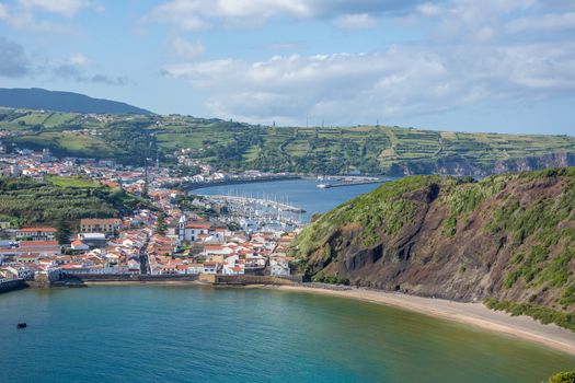 Walk on the Azores archipelago. Discovery of the island of Faial, Azores. Portugal , Horta