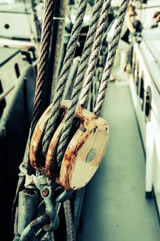 Sailing boat - closeup