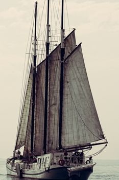 Sailing boat - closeup