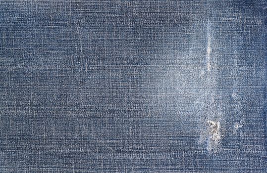 Old ripped jean texture background, vintage and retro style