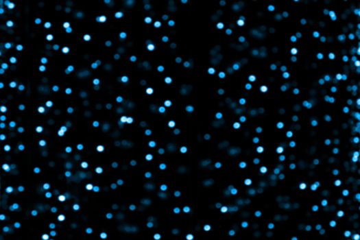 blurred bokeh blue light luxury background, gradient blue bokeh light glitter and shine background