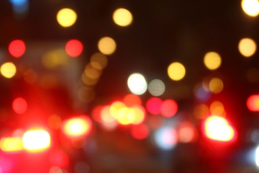 lighting red bokeh background black luxury night abstract multicolor lights, city night light blur bokeh colorful defocused background