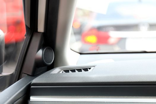 small car speaker in car