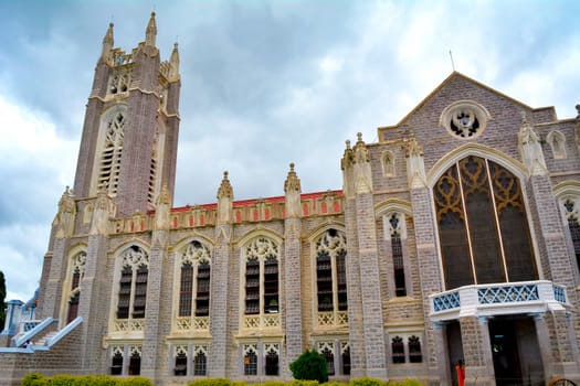 Medak Cathedral at Medak in Telangana, India, is one of the largest churches in India and has been the cathedral church of the Diocese of Medak of the Church of South India