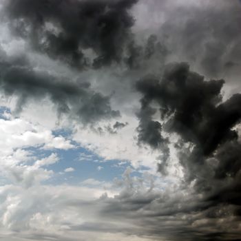 Overcast Hurricane Dramatic Storm Clouds Area Background