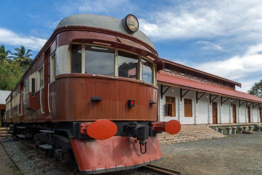 historic old locomotives station Sri Lanka Railway.