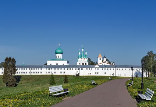 The Holy Trinity St. Alexander of Svir Monastery. Leningrad Oblast. Russia