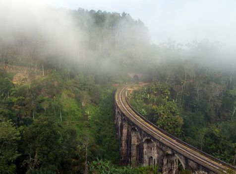 Arches Bridge in Demodara, Ella,railways Sri Lanka
