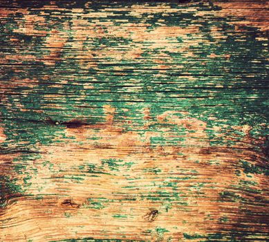 old green background wooden board