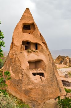 nature stone cave Small hotel Goreme House in Cappadocia, Turkey