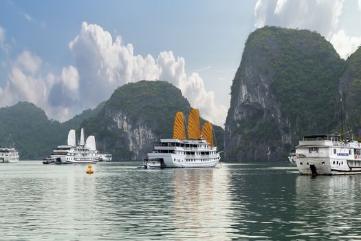 Ha Long Bay, Vietnam. Unesco World Most popular place.