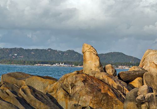 rock formations on Koh Samui’s south coast, known as Grandpa (Ta) and Grandma (Yai), look, respectively, like male and female genitalia. Thailand