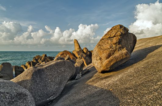 rock formations on Koh Samui’s south coast, known as Grandpa (Ta) and Grandma (Yai), look, respectively, like male and female genitalia. Thailand