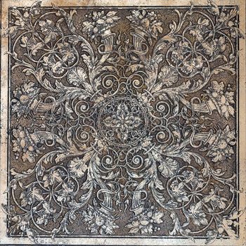 decoration arabesque marble pattern texture abstract vintage background, floor tiles surface ornament flower pattern