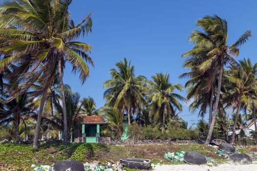 damage caused by Hurricane, beach before the Tornado