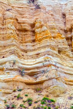 volcanic rocks in Turkey, textur background limestone sandstone of Cappadocia