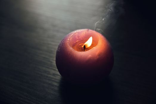 flame Candles, a candle on a table, fire