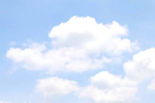 blurred sky clear soft blue and big cloud white, sky cloudscape blue color pastel style, sky cloud white soft for background, sky soft for summer wallpaper