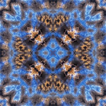 Abstract kaleidoscope or endless pattern for background used.