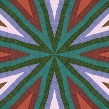 Colorful abstract kaleidoscope or endless pattern for background used.