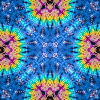 Abstract kaleidoscope or endless pattern for background used.