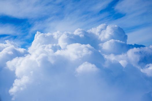 Clouds view from the airplane