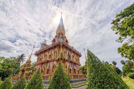WAT CHA LONG TEMPLE at Phuket, thailand